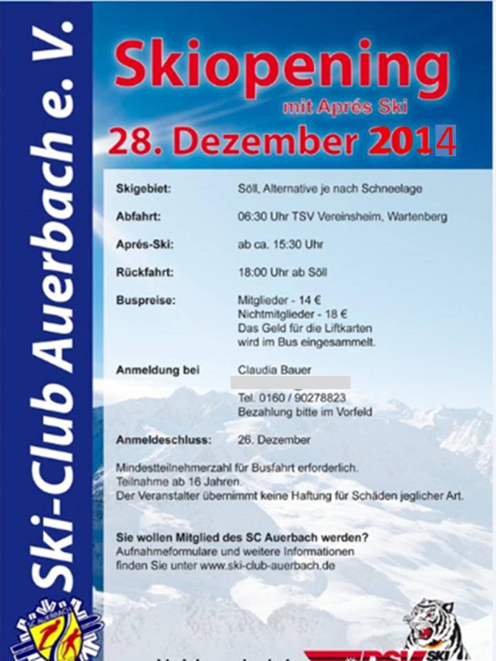 Skiopening nach S?ll - oder je nach Schneelage