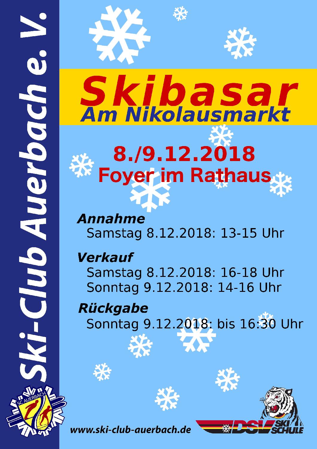 Skibasar am Nikolausmarkt