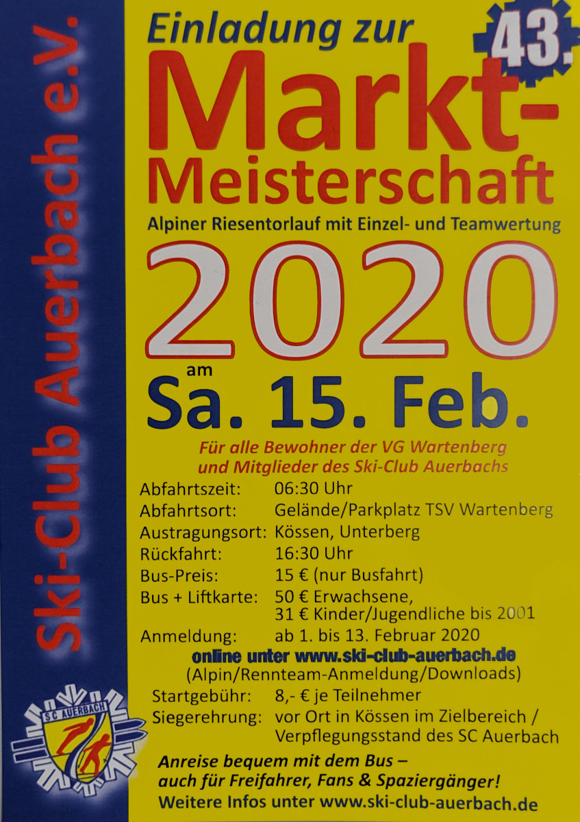 43. Marktmeisterschaft 2020