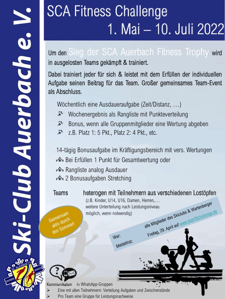 SCA Fitness Challenge