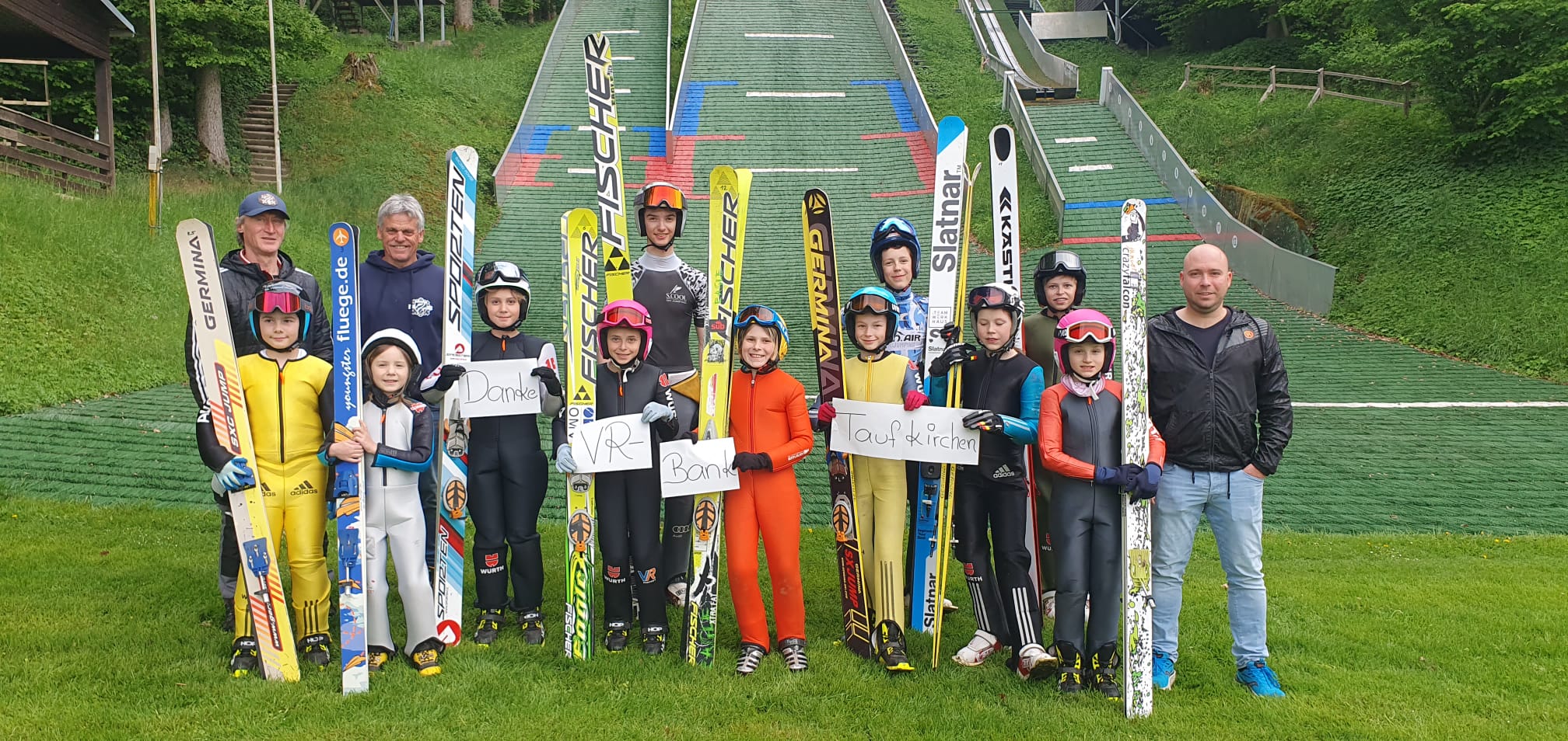 Dankeschön an die VR-Bank Taufkirchen