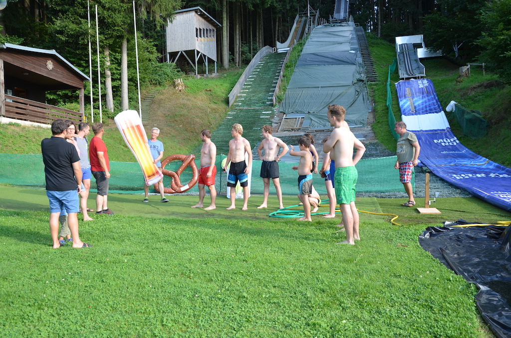 Waterslide-Race in Auerbach